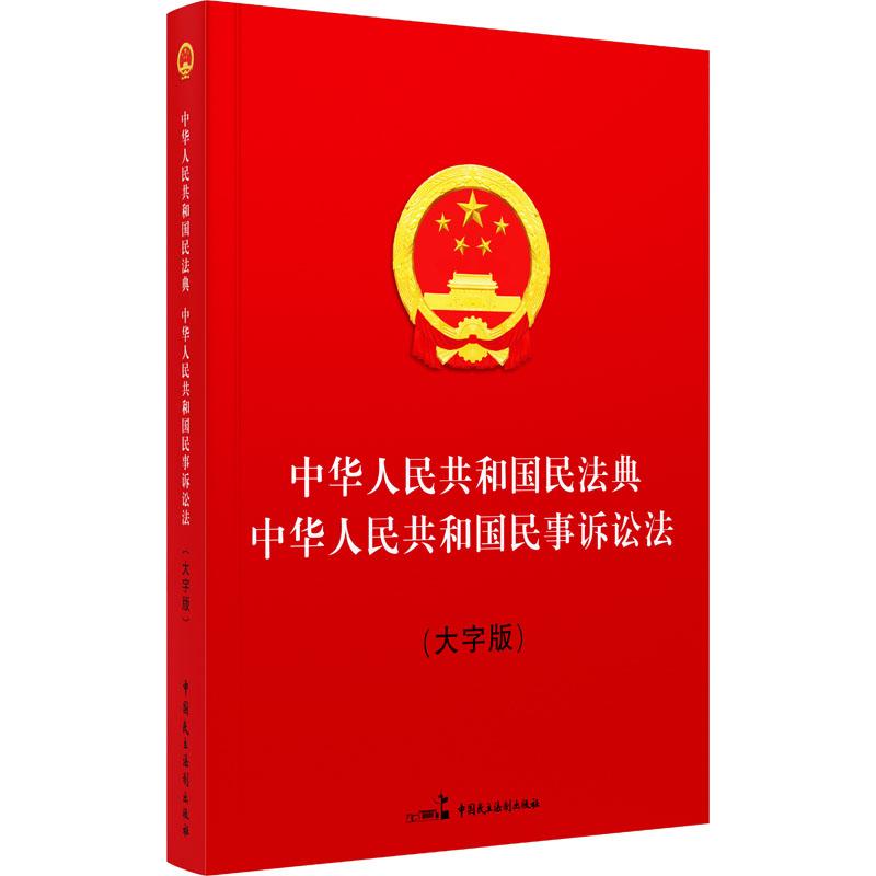 《中华人民共和国民法典 中华人民共和国民事诉讼法(大字版) 》